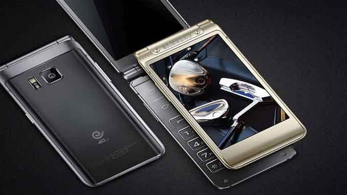Samsung W2018 Flagship Clamshell Smartphone