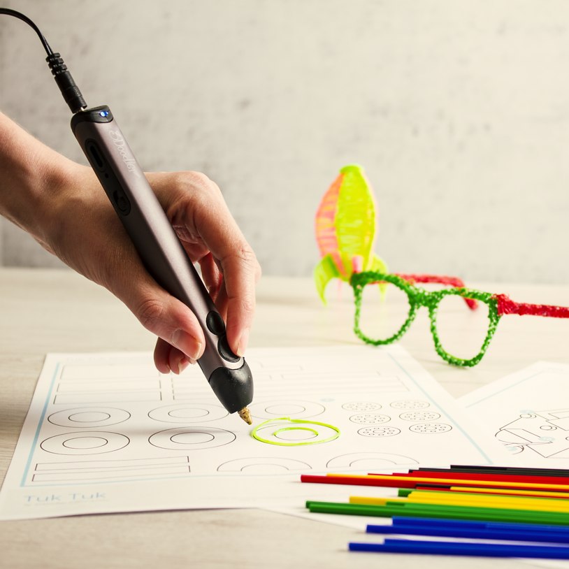 Tuk Tuk 3D Pen Stencil - 3Doodler