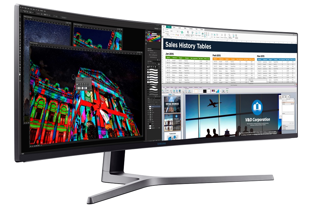 Samsung launches 49-inch curved monitor