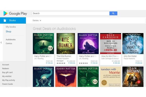 Audiobooks From Google Play Store App