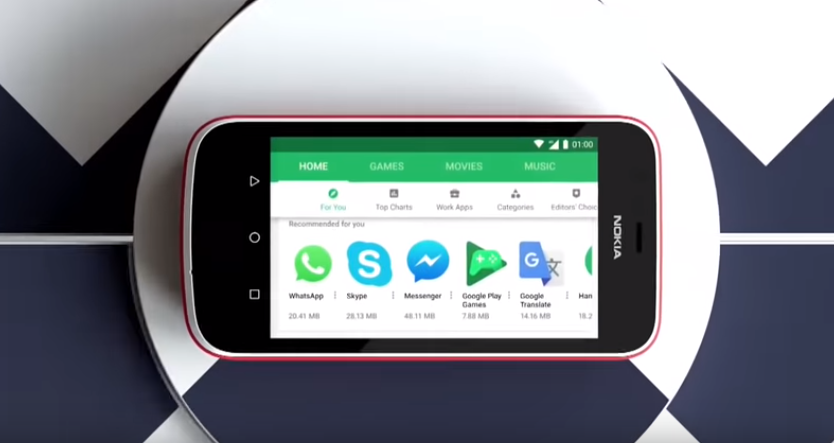 Nokia 1 Android Go Smartphone
