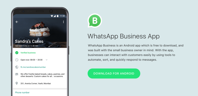 WhatsApp Businesses App