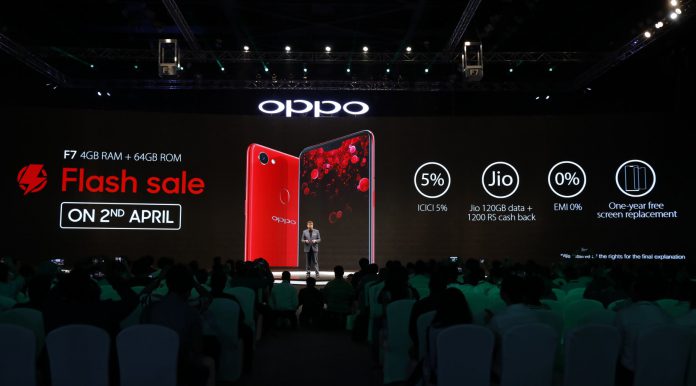 Oppo F7 Smartphone Launched