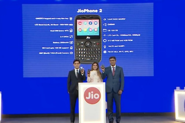Jio Phone 2 With QWERTY Keypad