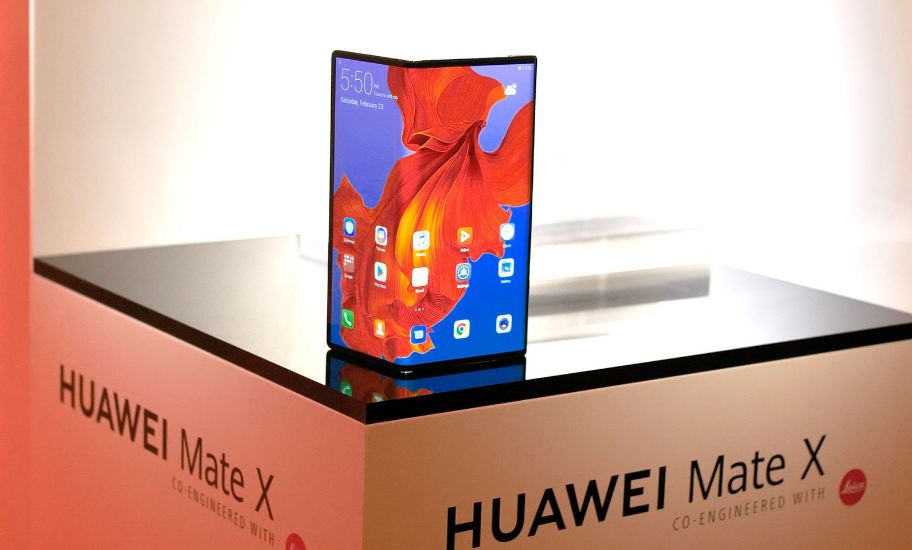 Huawei mate X foldable phone