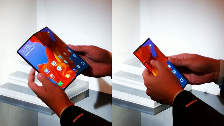 Huawei mate X foldable phone
