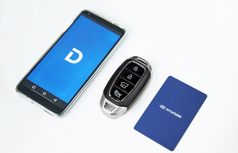 Hyundai smartphone based digital key